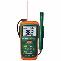 EXTECH Relative Humidity Meter: Cabled, Ambient Temp/Relative Humidity/Surface Temp/Wet Bulb Temp (MPN RH101). Key specifications — attr1107597: EXTECH; attr1134764: Not Included.