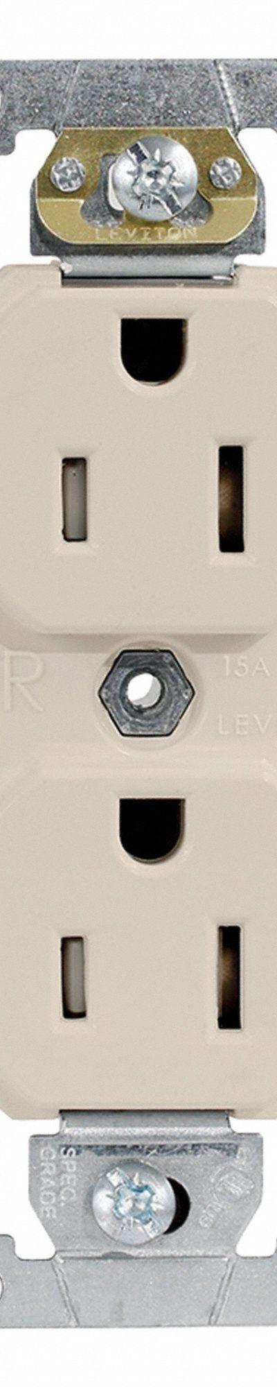 LEVITON Plugs and Receptacles: Duplex - General Purpose Receptacles