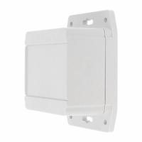 HAMMOND Enclosure: Polycarbonate, 3 in x 3 in x 2 in, NEMA 12/13/4/4X/6/6P, Screw On, Solid Cover (MPN 1555E2F42GY). Key specifications — Brand: HAMMOND; Closure Method: Screws; Knockouts: Not Included.