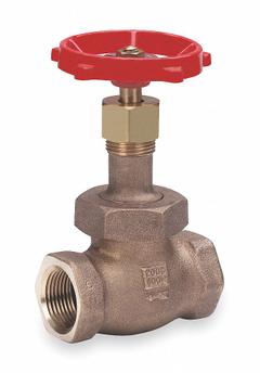 MILWAUKEE VALVE Globe Valve: For Gas/Oil/Steam/Water Media, Bronze, Z-Body, 1/2 in Pipe Size, Female (MPN 570-1/2"). Key specifications — Brand: MILWAUKEE VALVE; Stem: Rising.