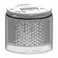 SCHNEIDER ELECTRIC Tower Light Module: Flashing, 24V AC/DC, White, 2 13/16 in Overall Dia, XVB7C67. Key specifications — Brand: SCHNEIDER; Compatible with Series: Harmony XVB7; Lens Color: White; Operating Voltage: 24V AC/DC; Manufacturer Part Number: XVB7C67.