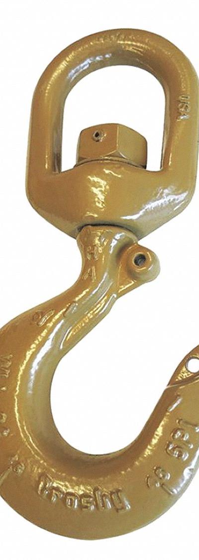 CROSBY Slip Hook: 44,000 lb Working Load Limit - General Purpose Slip Hooks for Lifting
