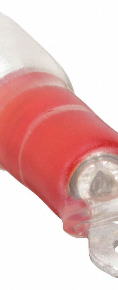 VELVAC Ring Terminal: Red - Insulated Ring Terminals