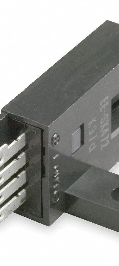 OMRON Photoelectric Sensor: Built-in Connector, 5-24V DC, NPN - T-Slot Sensors