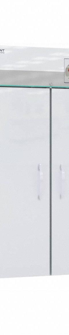 COREPOINT SCIENTIFIC Blood Bank Refrigerator: 49 cu ft, Upright, 1°C to 10°C, 36 3/8 in Overall Dp (MPN NSBR492WSWCR-0). Key specifications — Door Opening Style: Left and Right; Color: White; Alarm Type: Temperature; Manufacturer Part Number: NSBR492WSWCR-0; Brand: COREPOINT SCIENTIFIC; Product Type: Blood Bank Refrigerator; Door Type: Swing Solid; Refrigerant Type: R-600a.