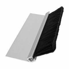 AMERICAN GARAGE DOOR SUPPLY Brush Seal: 45° Angle, Polypropylene, 1 1/3 in Brush Lg, 94 in Holder Lg (MPN BP4125-94). Key specifications — Brush Material: Polypropylene; Includes: Galvanized Self-Drilling Mounting Screws; Width Type: Single; Brand: AMERICAN GARAGE DOOR SUPPLY.