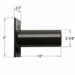 SYLVANIA Stell Wall Bracket (MPN BRACKET1A/WALLHORIZTENON/BZ) - Mounting Supplies for Street & Parking Lot Lights
