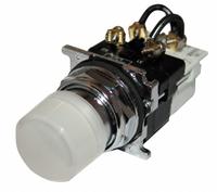 EATON Pilot Light: 30 mm Panel Mounting Size, White, Incandescent, 120 V AC Max Volt Rating (Supply) (MPN 10250T74NW). Key specifications — Series: 10250T; Brand: EATON; Includes Push-To-Test: Push-To-Test Included.
