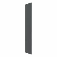HADRIAN Pilaster: Solid Plastic HDPE, Plastic, Slate, 80 1/2 in Ht, 14 in Wd, 1 in Thick (MPN X41014-231). Key specifications — Door Swing: In Swing; Brand: HADRIAN; Color: Slate; Finish/Texture: Plastic.