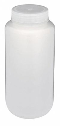 GLOBE SCIENTIFIC Sampling Bottle: Polypropylene, 1 L, 33.81 fl oz, Closure Included, Natural (MPN 7001000). Key specifications — Brand: GLOBE SCIENTIFIC; Graduated: No; Body Color: Natural.