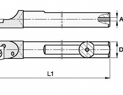 WIDIA Indexable Boring Bar: QCMI37565R - Indexable Boring Bars