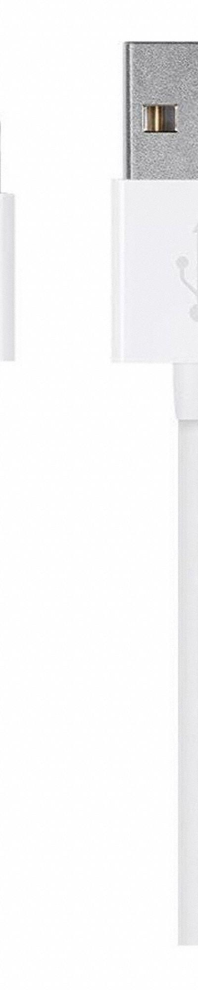 MONOPRICE USB Cable: Lightning End 1, Type A End 2, White, 10 ft Lg, USB Cable - Standard USB & Lightning Cables