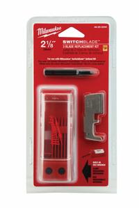 MILWAUKEE Self Feed Drill Bit Component: Hardened Steel, 2 1/8 in Blade Dia, 3 Blades (MPN 48-25-5240). Key specifications — attr255730: Storage Case; attr255719: Milwaukee Switchblade Self-feed Bit; attr277224: MILWAUKEE.