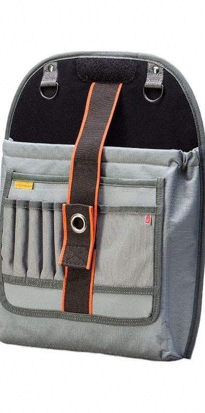 VETO PRO PAC Tool Bag Panel: 13 1/2 in W 17 3/4 in H, Polyester, Gray, Polyester - Backpack Inserts