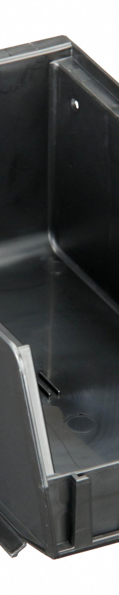 QUANTUM STORAGE SYSTEMS ESD Conductive Bin: 4 1/8 in x 7 3/8 in x 3 in - ESD Static-Control Plastic Bins