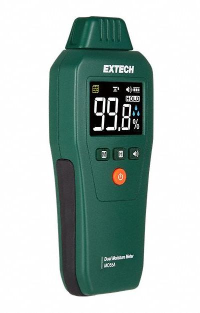 EXTECH Moisture Meter: Digital - Pin/Pinless Moisture Meters