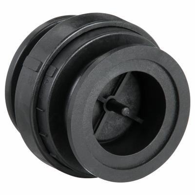 BANJO Check Valve: Poppet, Inline Valve Body, 2 in Pipe Size, Flange x Flange - Polypropylene Poppet Check Valves