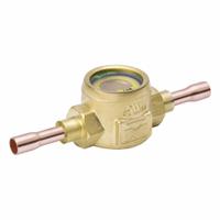 MUELLER Sight Glass: Sweat, Brass, 5 3/4 in Lg, 4.69 in Cut Out Lg (MPN A 18117). Key specifications — Brand: MUELLER; Material: Brass.