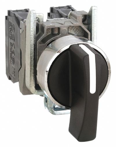 SCHNEIDER Selector Switch: 22 mm Panel Mounting Size, 3 Positions, Extended Lever - Selector Switches
