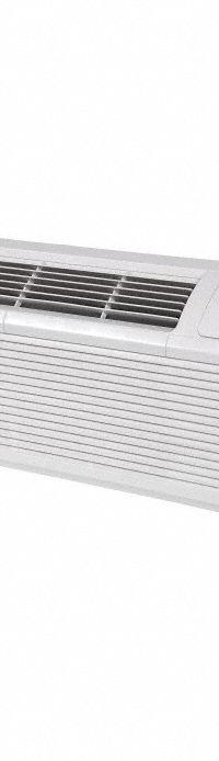 PERFECT AIRE Packaged Terminal Air Conditioner: 400 sq ft – 500 sq ft, 12,000 BtuH, 208/230V AC (MPN 4PTC12A-HE-3.5). Key specifications — attr1147912: 208/230V AC; attr1147921: PERFECT AIRE.