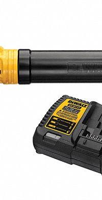 DEWALT Battery-Powered Handheld Leaf Blower Kit: 20V MAX, 100 cfm Max. Air Flow, 4.0 Ah (MPN DCE100M1). Key specifications — attr976723: Blower; attr976705: 4.0 Ah; attr976738: DEWALT.