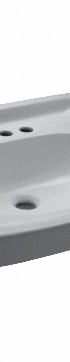 ZURN Bathroom Sink: Z5350 Std Lavatories, White, Vitreous China, Dual Manual Handle, 7 in Overall Ht (MPN Z5354.876.1.07.00.00). Key specifications — Series: Z5350 Standard Lavatories; Color: White; Brand: ZURN; Sink Type: Bathroom; Material: Vitreous China; Sink Material: Ceramic.