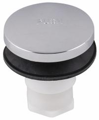 APPROVED VENDOR Drain Stopper: Plastic, Chrome-Plated, Toe Touch (MPN 35227). Key specifications — Color: Silver; Material: Plastic.