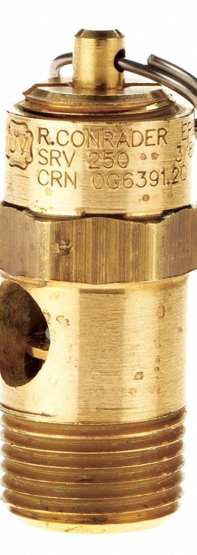 CONRADER Safety Valve: Soft Seat - Soft Seat Pneumatic Safety Valves
