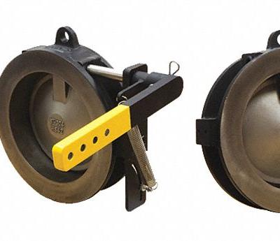 CHAMPION External Spring Check Valve: Swing - Ductile Iron Wafer External Spring-Loaded Swing Check Valves