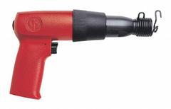 CHICAGO PNEUMATIC Air Hammer: 3/8 in Shank Size, 2 5/8 in Stroke Lg, 3,200 bpm Blows per Minute (MPN CP7110). Key specifications — attr1320834: CHICAGO PNEUMATIC; attr1320853: Round; attr1320854: Round; attr1320857: Bare Tool.