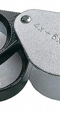 ESCHENBACH OPTIK GMBH Precision Folding Magnifier: 4X to 10X, 2 in Focal Distance, 30 mm Lens Dia (MPN 1187). Key specifications — attr1183285: 2 in; attr1183286: 30 mm; attr1183287: 23D; attr1183296: ESCHENBACH OPTIK GMBH; attr1183291: Precision Folding Magnifier.