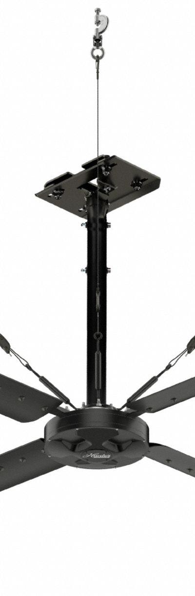 HUNTER INDUSTRIAL Ceiling Fan: 86,673 cfm Airflow - Industrial HVLS Ceiling Fans