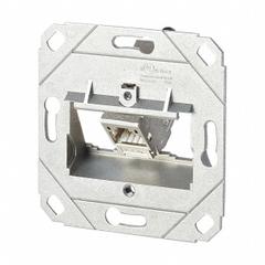 METZ CONNECT Wall Outlet: UP0, GD-Zn (Zinc Die-Cast), IDC Connection x RJ45, 180° Mounting Angle (MPN 130B11D11200-E). Key specifications — Housing Material: GD-Zn (Zinc Die-Cast); Mounting Type: UP0; Product Type: Wall Outlet; Connector Color: Metallike; Connection Type: IDC Connection x RJ45.