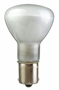 APPROVED VENDOR Incandescent Bulb: Incandescent, Single Contact Bayonet (BA15s), (R) Reflector, R12 (MPN 1383). Key specifications — Light Color: White; Trade Number: 1383; Voltage: 13V AC; Brand: APPROVED VENDOR; Bulb Shape: R12.