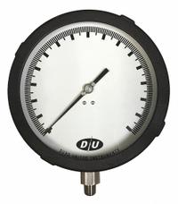 DURO Industrial Pressure Gauge: Back Flange, 0 psi to 600 psi, 6 in Dial, 1/4 in NPT Male, Bottom, 4 (MPN 6.2021113E7). Key specifications — Accuracy: ±0.5%; Brand: DURO; Vibration Resistance Properties: None; Gauge Wetted Parts: Stainless Steel.