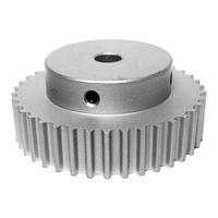 DAYTON Timing Pulley: Curvilinear, Fixed, For 9 mm Belt Wd, 24 Teeth, 5 mm Pitch, Aluminum (MPN 24-5M09M6A8). Key specifications — Brand: DAYTON; Finish: Clear Anodized; For Belt Series: Powerhouse®.