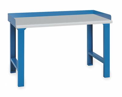 LISTA Workbench: Fixed Ht, Laminate, 60 in x 30 in, 1,000 lb Overall Load Capacity - Open-Base Workstations