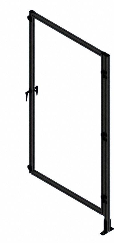 FAZTEK T-Slot Framing System Door: Add-On - Clear Plastic Door Add-On Kits