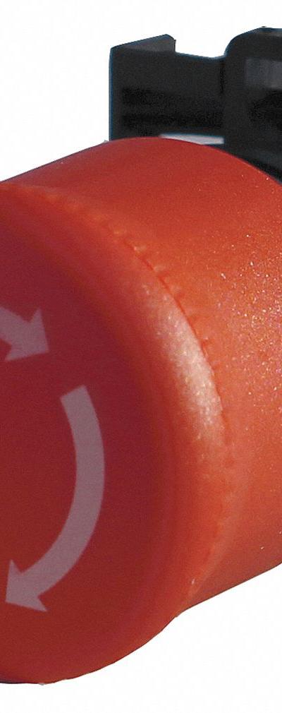 EATON Emergency Stop Push Button: Red - Mushroom-Head Push-Button Operators