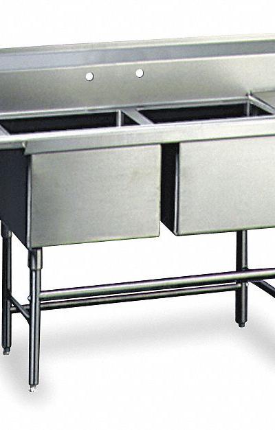 EAGLE GROUP Kitchen Sink: 2 Bowls - Two-Bowl Freestanding Kitchen & Bar Sinks without Faucets