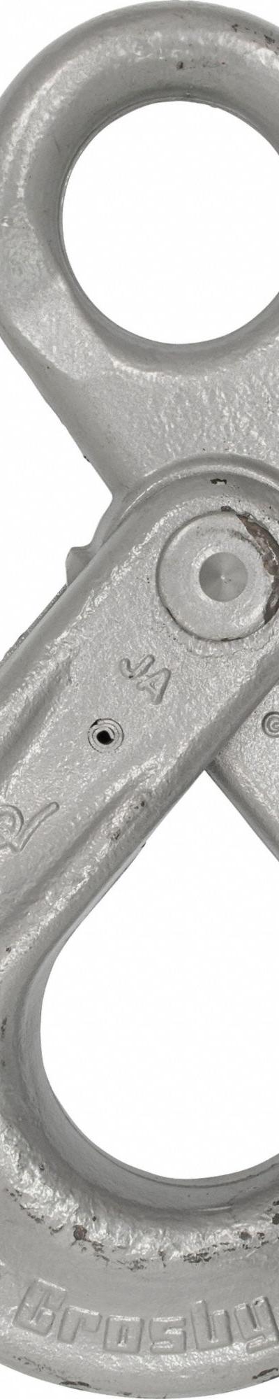 CROSBY Self-Locking Hook: 22,000 lb Working Load Limit - Self-Locking Hooks for Lifting
