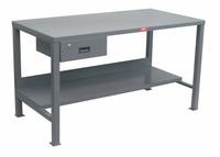 JAMCO Workbench: Fixed Ht, Steel, 72 in x 36 in, 3,000 lb Overall Load Capacity, Gray (MPN UM472GP). Key specifications — Brand: JAMCO.
