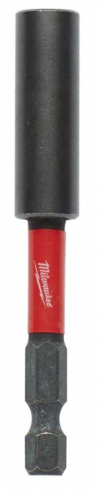 MILWAUKEE Bit Holder: Bit Holder, Impact, 1/4 in Compatible Bit Size, Impact Rated, Magnetic, 10 PK (MPN 48-32-4305). Key specifications — attr1132695: Hex; attr1132691: Impact Rated; attr1132694: Magnetic; attr1132704: MILWAUKEE.