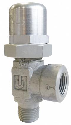 PARKER Pressure Control Valve: 10 gpm, 360 psi Max Set, Stainless Steel, 1/2 in NPT (MPN 647B-5-1/2-2). Key specifications — Brand: PARKER.