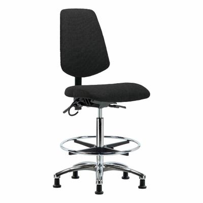 APPROVED VENDOR Task Chair: Fabric, Armless, Ht Range 26 1/4 in to 36 in, 18 1/2 in Seat Wd - Fabric ESD Chairs