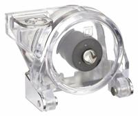 SCHNEIDER ELECTRIC Padlock Attachment: 30 mm Panel Mounting Dia, Non-Illuminated Push Buttons (MPN 9001K97). Key specifications — Brand: SCHNEIDER; Compatible Product Type: Non-Illuminated Push Buttons; Compatible with Series: 9001K.