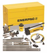 ENERPAC Hydraulic Puller Set: 6 ton Capacity with Attachments, 12 ton Cylinder Nominal Capacity (MPN BHP261G). Key specifications — attr98874: ENERPAC; attr96739: Bearing Cup Puller; attr1177737: Hand Pump.