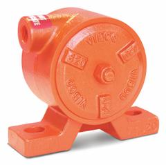 VIBCO Pneumatic Vibrator: 600 lbf, 6,800 vpm, 3/8 in NPT, VS, 69 dBA, Cast Iron, Continuous (MPN VS-320). Key specifications — attr671163: 69 dBA; attr671170: 350 lbf @ 60 psi; attr671165: 5,200 vpm @ 60 psi; attr671184: 3/8 in; attr671185: NPT; attr671203: Yes; attr671175: VIBCO.