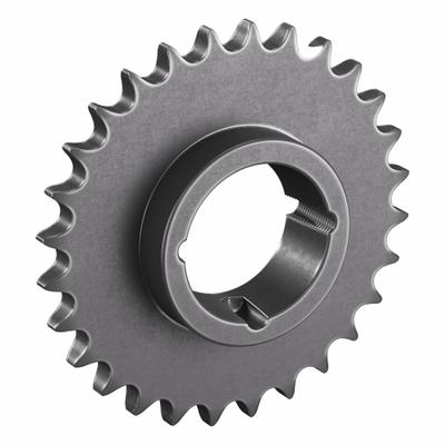 TSUBAKI Sprocket: For 60 Chain, 28 Teeth, 7.11 in Pitch Dia, 7.107 in Outside Dia - Size 60 Bushed-Bore Roller Chain Sprockets