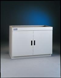 LABCONCO Acid Storage Cabinet: 22 in Overall Dp, 36 in Overall Wd, 36 3/4 in Overall Ht, 2 Doors (MPN 9901100). Key specifications — Color: White; Material: Epoxy-Coated Steel; Brand: LABCONCO; Compatible with Product Type: Fume Hoods; Door Type: Manual; Mobility: Stationary; Product Type: Acid Storage Cabinet.